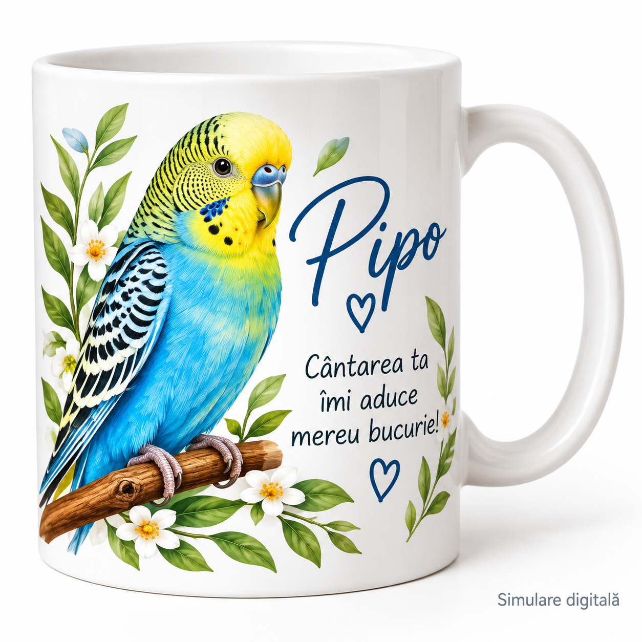 Cană personalizată cu fotografia animalului tău – exemple de personalizare pentru câini, pisici și păsări [3]
