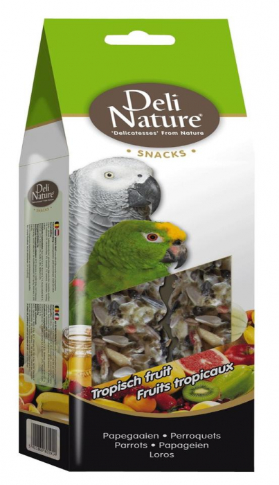 Deli Nature Snacks Mix Fructe Tropicale Papagali 130 gr [2]