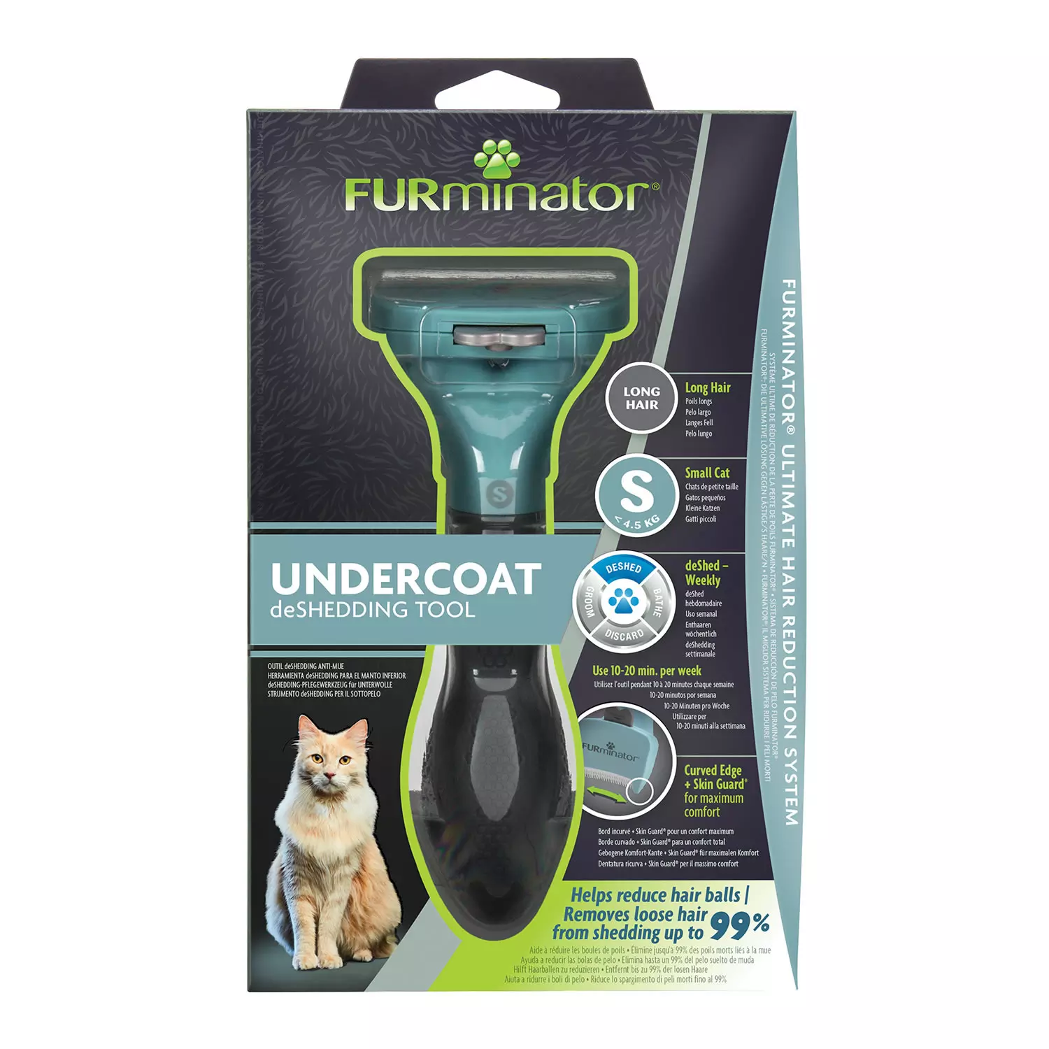 FURMINATOR Undercoat de Shedding Pentru Pisici cu păr lung [1]