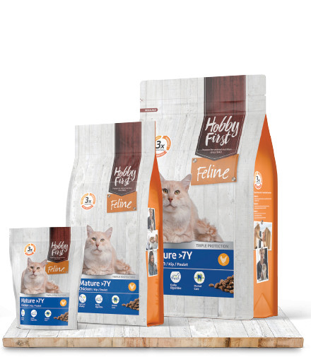 Hobby First Feline Mature  Pui > 7 ani [3]