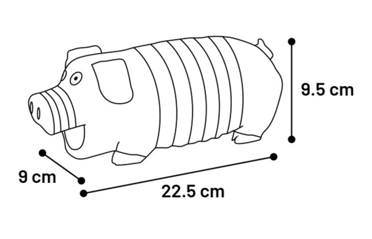 Jucarie Latex Porc roz [4]