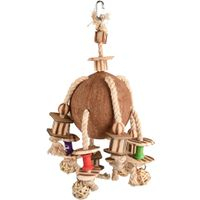 Jucarie papagal cocos+sisal 42 cm [2]