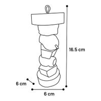 Jucarie pe3rusi lemn 16.5 cm [3]