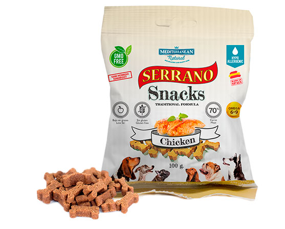 Serrano Snacks Dog Pui 100 gr [1]