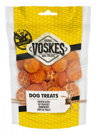 Recompense Câini - Voskes Dog Treats Discuri Pui 100 Gr