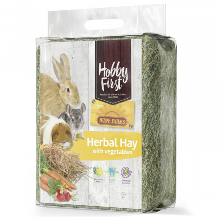 Rozătoare - Hobby First Herbal Hay with Vegetables 1 kg