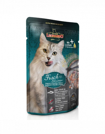 Pisici - Leonardo Somon si Creveti 85 gr