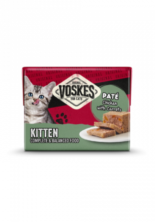 Hrana umeda pentru pisici  junior pate pui si morcov 85 gr Kitten [1]