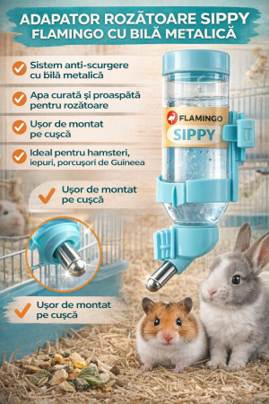 Rozatoare - Adapator rozatoare Flamingo Sippy cu bila