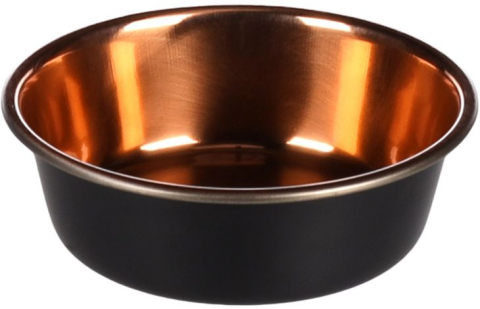 Castroane / Hranitoare / Adapatori - Bol inox Ezra negru 300 ml