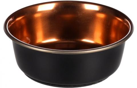 Castroane / Hranitoare / Adapatori - Bol inox Ezra negru 475 ml