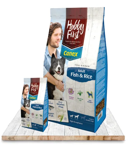 Hrană uscată Câini - Hrana uscata  Canex Adult-Pește și Orez