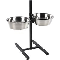 Castroane / Hranitoare / Adapatori - Castroane Inox 2buc + suport metalic