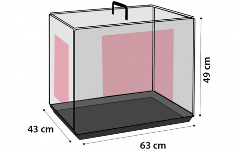 Cusca pliabila de transport caini Keo  S 43CM L X 63CM W X 49CM H [2]