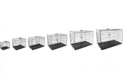 Custi transport - Cusca transport din metal negru S 43*63*49 cm