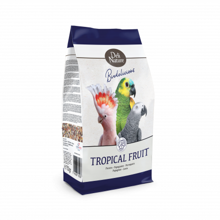 Papagali mari - Deli Nature Birdelicious Fructe Tropicale 750 gr