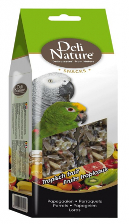 Deli Nature Snacks Mix Fructe Tropicale Papagali 130 gr [1]