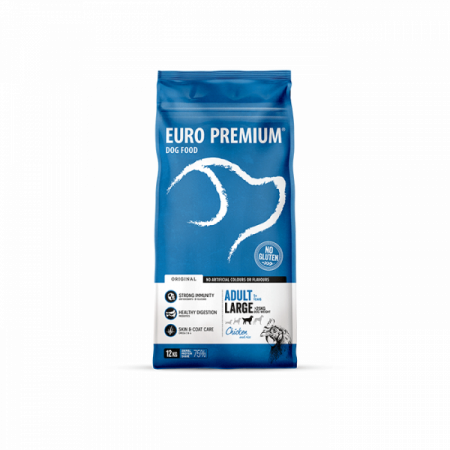 Câini - Hrană Uscată pentru Câini Euro Premium Large Adult cu Pui & Orez