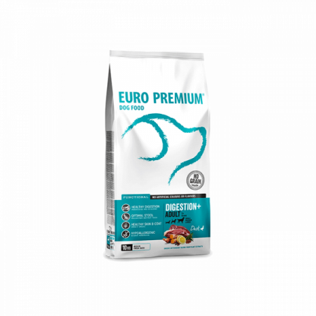 Hrană uscată Câini Semi Dietă - Hrana uscata caini Euro Premium Small / Medium / Large Digestion+ Duck 10 kg