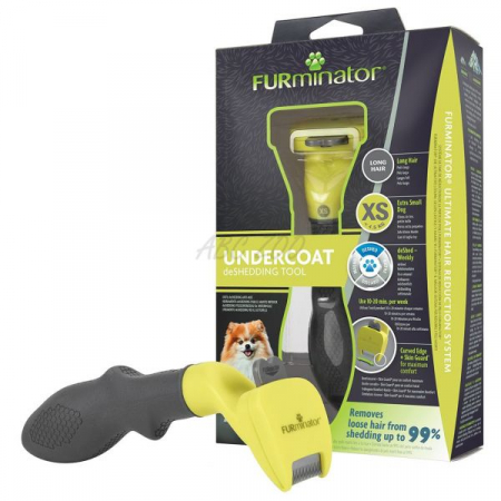 Câini - FURminator Undercoat deSHEDDING TOOL Par lung XS