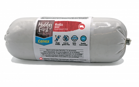 Hobby First Canex High Protein Rolls Beef (Vită) 400 gr [1]