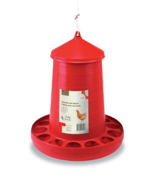 Pasari si animale de curte - Hopper Hranitor cu capac 16 kg