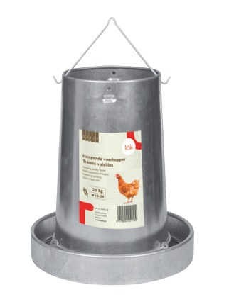 Pasari si animale de curte - Hranitoare Metal cu Agatatoare 20 kg