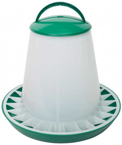 Accesorii - Hranitor pui 1 Kg Verde cu Alb
