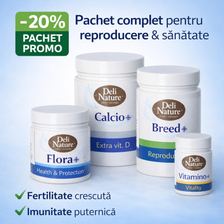 Pachete promotionale - suplimente pasari exotice reproducere calcio vitamino flora breed