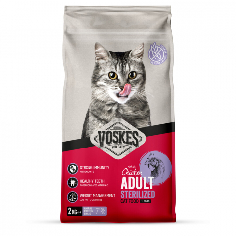 Pisici - Voskes Adult Sterilized Chicken