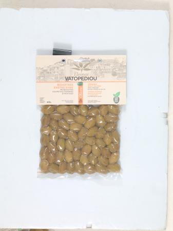Masline - Masline Verzi Bio In Vid (400Gr) (Bio Grecia, Gr-Bio-03)