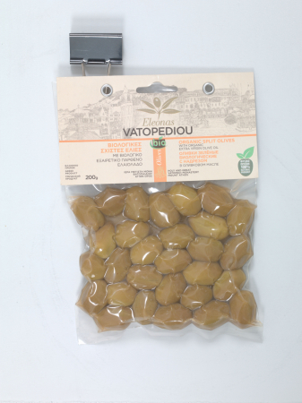 Masline - Masline Verzi Bio Taiate In Vid   200 Gr