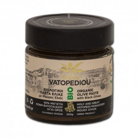 Pasta de masline - Pastă De Măsline Negre Cu Ulei De Măsline Bio (200Gr)