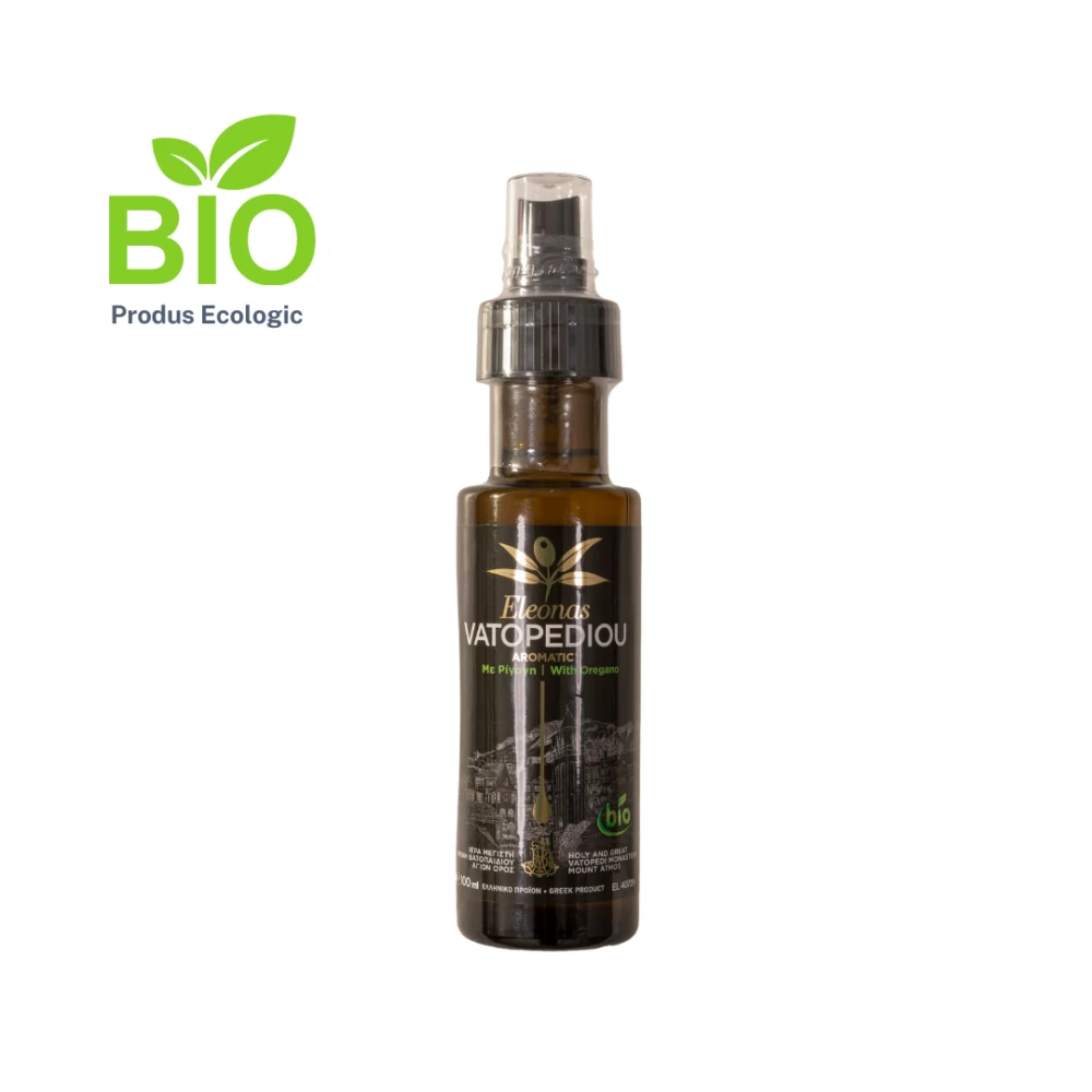 Ulei Masline Bio - Ulei  Extra Virgin Organic Aromat De Măsline Presate Și Oregano 100Ml (Bio Grecia, Gr-Bio-03)