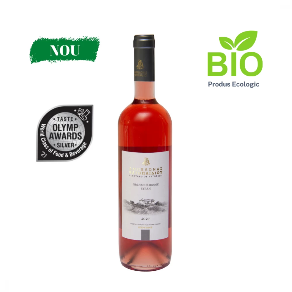 Vin - Vin Roze (Grenache Rouge 2021) 750Ml, 14,5% Vol. (Bio Grecia, Gr-Bio-03)