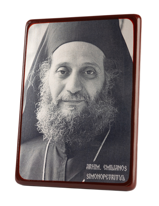 Icoană Cuv. Arhim. Emilianos Simonopetritul (Chip) [2]