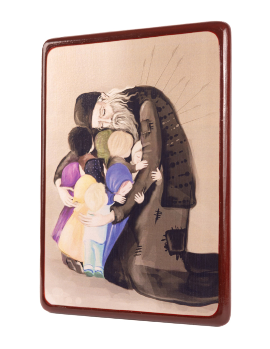 Tablou cu desen ,,Părintele și copilașii" [2]