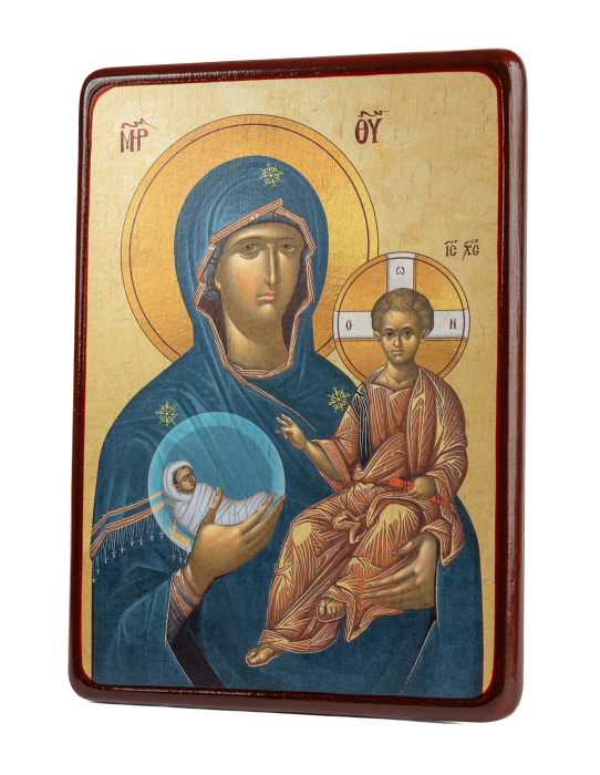 Icoană Maica Domnului Ocrotitoarea pruncilor nenăscuți [2]
