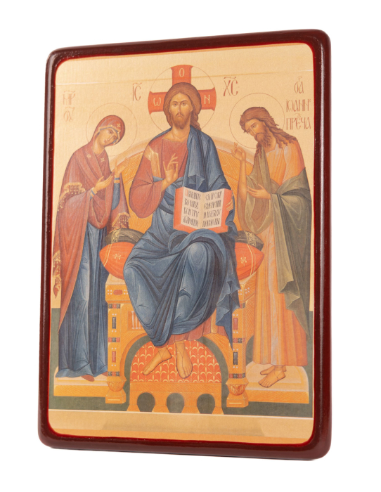 Icoană Deisis (Hristos, Maica Domnului și Sf. Prooroc Ioan Botezătorul) [2]