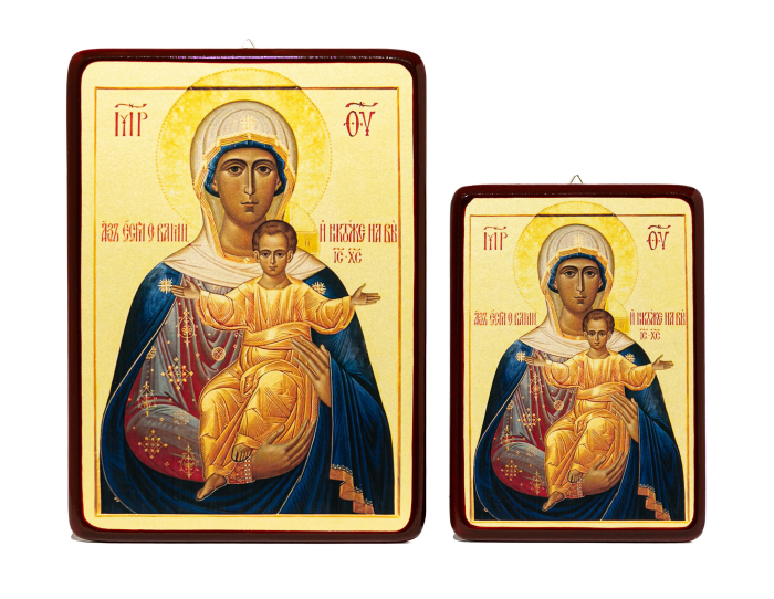 Icoană Maica Domnului „Eu sunt cu voi și nimeni împotriva voastră” [3]