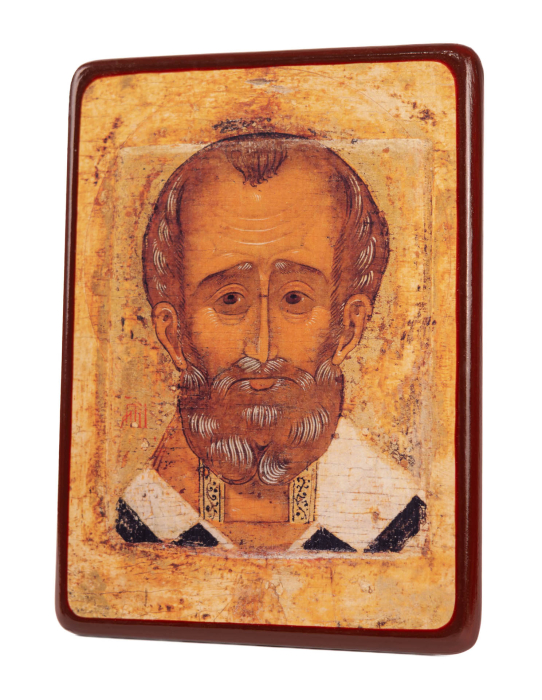 Icoană Sf. Ier. Nicolae, Arhiepiscopul Mirelor Lichiei [2]