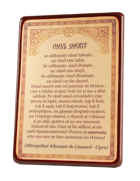 Tablou text ,,Omul smerit'' [2]