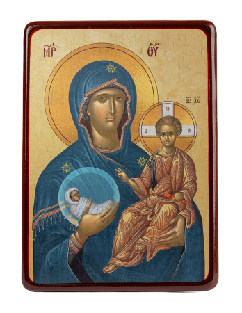 Icoane cu Maica Domnului - Icoană Maica Domnului Ocrotitoarea pruncilor nenăscuți