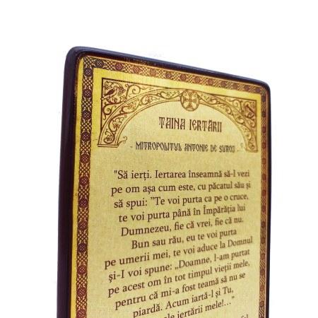 Tablou text ,,Taina Iertării'' [2]
