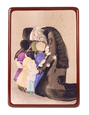 Tablouri - Tablou cu desen ,,Părintele și copilașii"