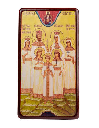 Icoane cu Sfinți - Icoană Sfinții Mucenici Țariști Romanov