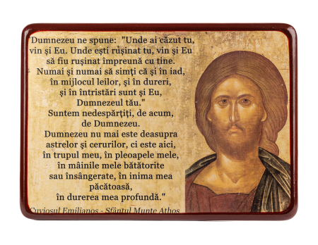 Icoane cu Hristos - Icoană/ Tablou text Despre durere