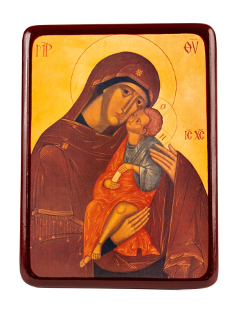Icoane cu Maica Domnului - Icoană Maica Domnului (pictată de Sf. Sofronie de la Essex), 19x24 cm