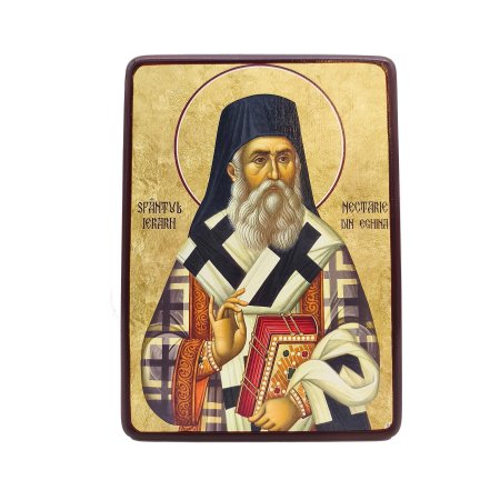 Icoane cu Sfinți - Icoană Sf. Ier. Nectarie de la Eghina