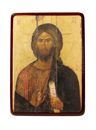 Icoane cu Hristos - Icoană Hristos Pantocrator (bust)